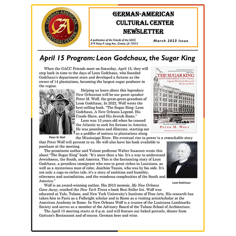GACC March Newsletter 2023 Cover