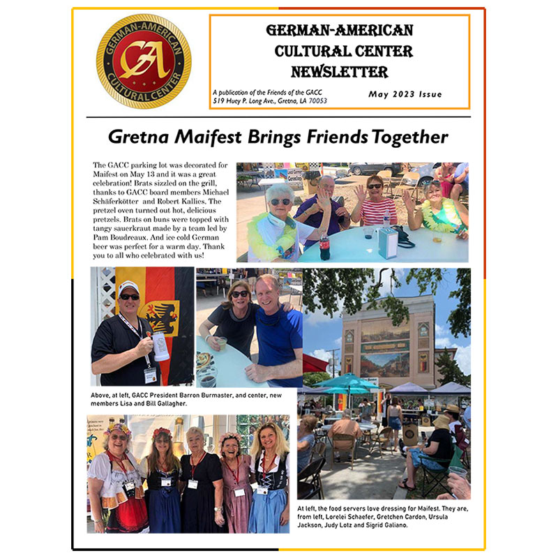 GACC May Newsletter 2023 Cover