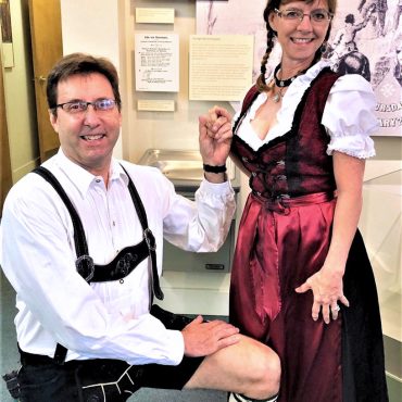 Our members dress in traditional German costumes for special events.