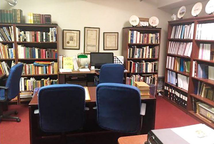 Genealogy research takes place in our Family Research Room.